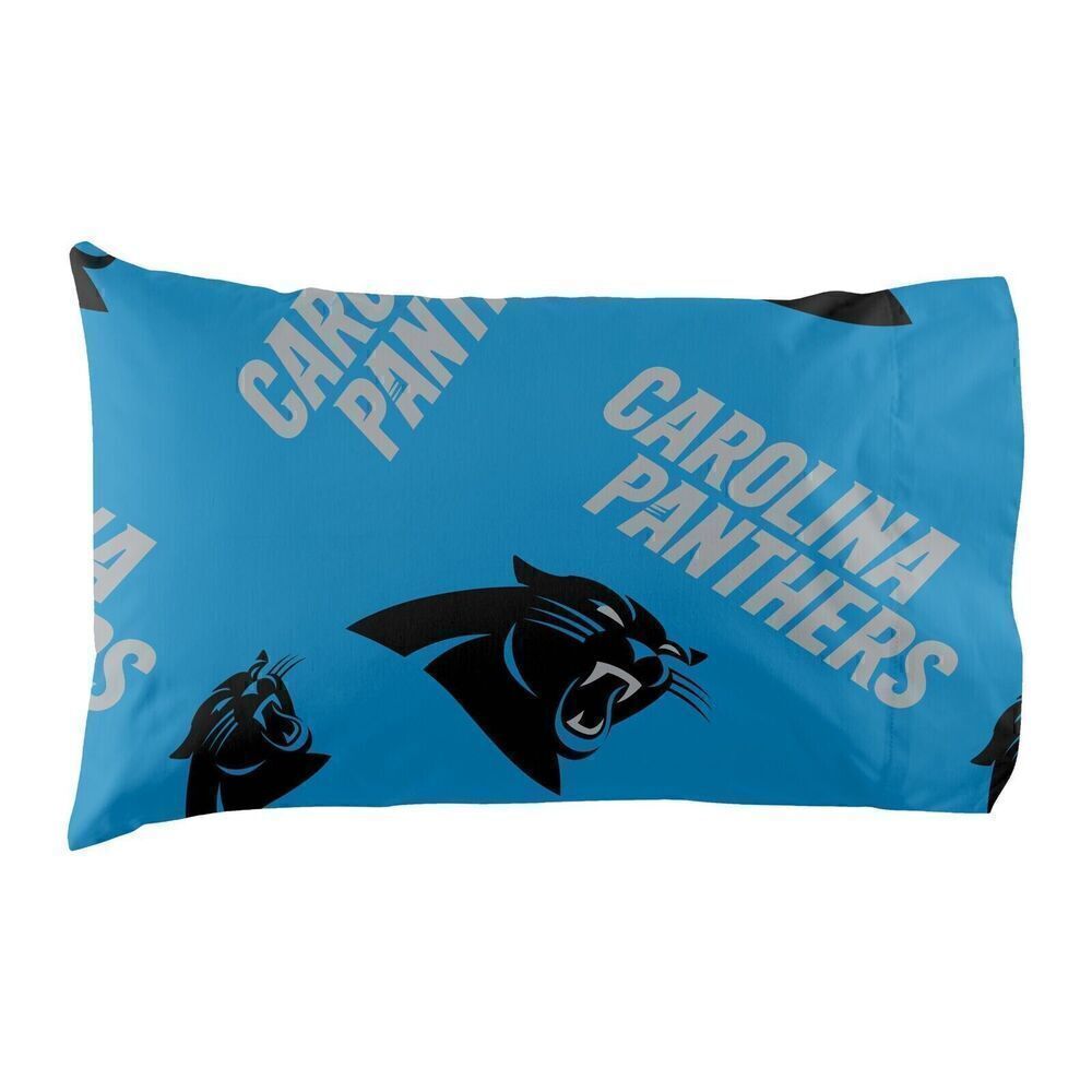 Carolina Panthers NFL Full 5 Piece Comforter Bedding Team Logo Bed in Bag Set - Picture 3 of 3